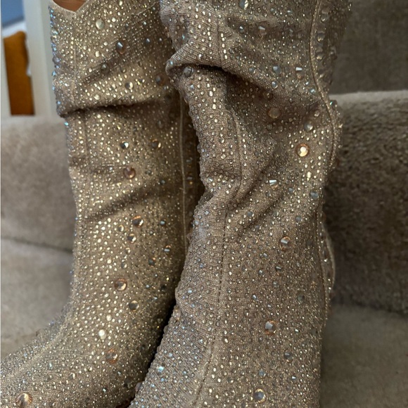 Jessica Simpson Rhinestone Boots size 6 - Picture 8 of 10